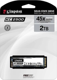 تصویر اس اس دی کینگستون مدل KC2500 ظرفیت 2 ترابایت مدل SKC2500M8/2000G