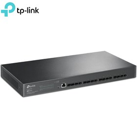 تصویر سوئیچ شبکه فیبر 16پورت مدیریتی 10GE تی پی لینک مدل TP-Link TL-SX3016F 