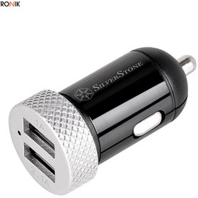 تصویر شارژر فندکی سیلوراستون VAC21 car charger SilverStone VAC21