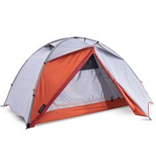 تصویر چادر کوهنوردی فورکلاز 2 نفره (پیش خرید) Forclaz Trekking Tent - 2 Person - Gray / Orange - MT500 