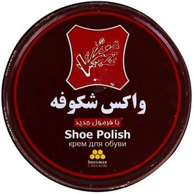 تصویر واکس کفش شکوفه مدل M59 به همراه پاشنه کش 