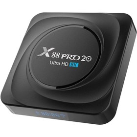 تصویر اندروید باکس مدل X88 pro 20 رم 8 گیگابایت و حافظه 128 گیگابایت X88 pro 20 Android box 8/128 GB