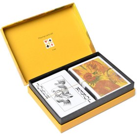 تصویر کارت بازی ونگوگ Van Gogh Playing cards Sunflowers 