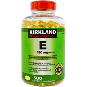 تصویر ویتامین ای کرکلند ۵۰۰ عددی Kirkland Signature Vitamin E