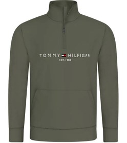 تصویر سویشرت مردانه تامی هیلفیگر اورجینال سبز Tommy Hilfiger P52263S7744 