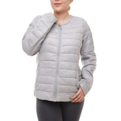 تصویر کاپشن کوتاه طوسی زنانه ESMARA 