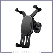 تصویر پایه نگهدارنده گوشی باسئوس مدل SUWX030001 با شارژر وایرلس ۱۵ وات 