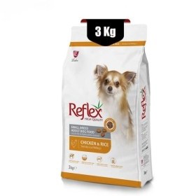 تصویر عذای خشک سگ نژاد کوچک رفلکس مدل اسمال برید با طعم مرغ و برنج reflex small breed dry dog ​​food chicken rice flavor