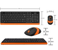 تصویر کیبورد ماوس ایفورتک مدل FG1010S 