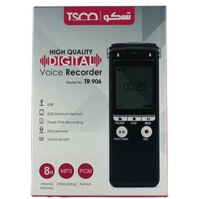 تصویر ضبط کننده صدا تسکو مدل TR 906 Tsco TR 906 Voice Recorder