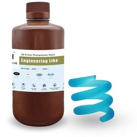 تصویر رزین سخت ABS رنگ آبی جمقه JamgHe ABS Like Resin Engineering GK-50E 