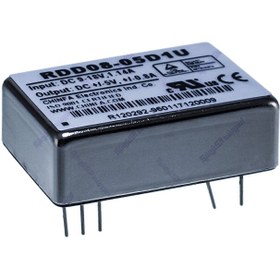 تصویر مبدل ولتاژ چینفا 800± میلی آمپر CHINFA RDD08-05D1U DC/DC IN:9-18V OUT:±5V 