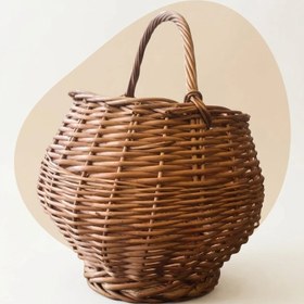 تصویر سبدحصیری گل-166 