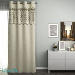 تصویر پرده طرح نیلوفر برند پرووال مدل cu5-43 