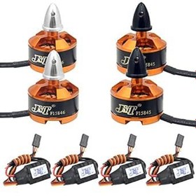 تصویر موتور براشلس JMT Mini Multi-Rotor 1806 2400KV CW CCW برای کوادکوپتر DIY 2-3S 250 Mini Drone FPV CC3D 260 330 RC (2CW+2CCW+4ESC) - ارسال 20 روز کاری JMT Mini Multi-Rotor 1806 2400KV CW CCW Brushless Motor for DIY 2-3S 250 Mini Drone FPV CC3D 260 330 RC Quadcopter (2CW+2CCW+4ESC)