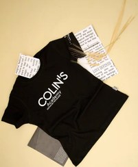 تصویر تیشرت مشکی مدل کولینز colin's 