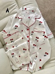 تصویر ست دو تیکه ساتن راحتی 8265-03 