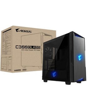 تصویر کیس گیمینگ گیگابایت C500 PANORAMIC STEALTH ICE 