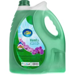 تصویر مایع دستشویی گالونی " 2 " من - ( سبز ) با رایحه گل های خوشبو ( 4 لیتری ) 