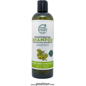 تصویر شامپو مرطوب کننده مو پتال فرش روغن هسته انگور و زیتون Petal Fresh Moisturizing Shampoo 355ml 