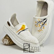 تصویر گیوه مدل قناری - سفید / giveh_zanane