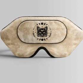تصویر طرح گربه کد253 برای چشم بند کورال Cat Design for Coral253 Sleep Mask
