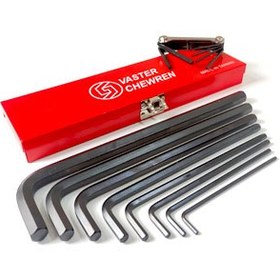 تصویر vaster allen hexagon wrench set vh015 vaster allen hexagon wrench set vh015