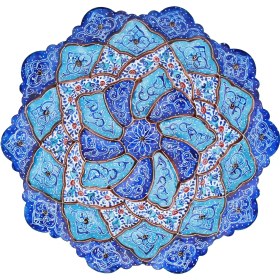 تصویر بشقاب مینا 16 