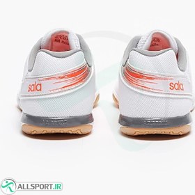 تصویر کفش فوتسال آدیداس تاپ سالا طرح اصلی Adidas Top Sala IC White Red 