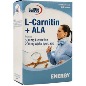 تصویر ال کارنیتین +ا ال ای EURHOVITAL L CARNITINE EURHOVITAL