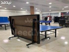 تصویر میز پینگ پنگ 8 چرخ ام دی اف 