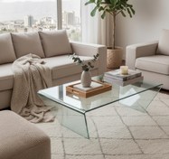 تصویر میز جلو مبلی طرح ستاره 