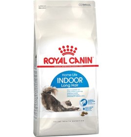 تصویر تغذیه سلامت گربه برای گربه‌های خانگی با موی بلند 2 کیلوگرم برند royal canin Feline Health Nutrition Indoor Long Hair 2 2kg