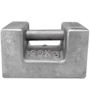 تصویر وزنه مکعب ۲۰ کیلویی رضوی 
