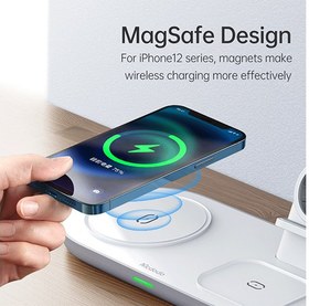 تصویر شارژر بی سیم مک دودو مدل CH-706 توان ۱۵ وات سه کاره 