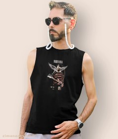 تصویر تاپ مردانه و زنانه طرح نیروانا کد 982 