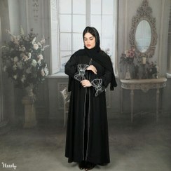 تصویر مانتو مجلسی زنانه مدل ۱۸۳۶۷۹۸ از جنس کرپ 