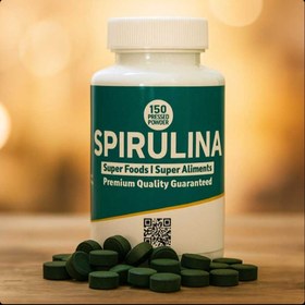 تصویر قرص اسپیرولینا ۱۵۰ 