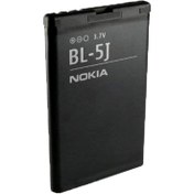 تصویر باتری گوشی موبایل نوکیا مدل BL-5J ظرفیت ۱۴۳۰ میلی‌آمپر 