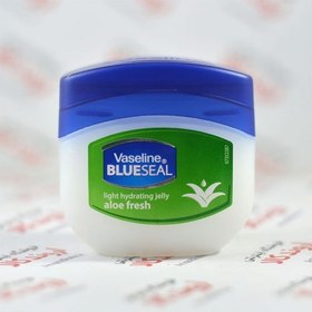 تصویر ژل کرم مرطوب کننده حاوی آلوئه ورا 100میل وازلین Vaseline Blue Seal Light Hydrating Aloe Fresh Jelly Cream 100ml