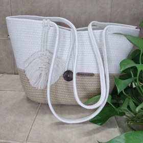 تصویر کیف ساحلی قیطان دوزی 