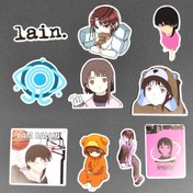 تصویر پک استیکر طرح Serial experiments Lain 