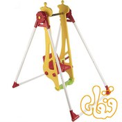 تصویر تاب کودک مانلی تویز مدل زرافه مناسب خردسال 