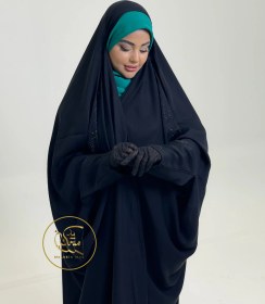 تصویر چادر بحرینی نگین دار 