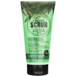 تصویر اسکراب صورت کریستال پلاس مناسب پوست چرب - حجم 200 میلی لیتر Crystal Plus Face Scrub For Greasy Skin