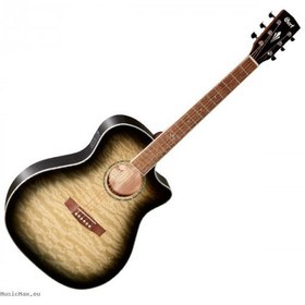 تصویر گیتار آکوستیک Cort GA-QF TBB ا Cort GA-QF Acoustic Guitar Cort GA-QF Acoustic Guitar
