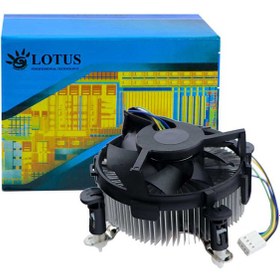 تصویر فن خنک کننده CPU برند لوتوس (LOTUS) مدل 7 پر 