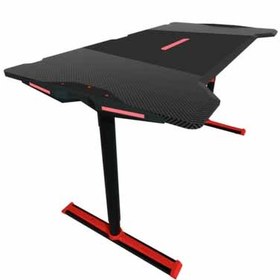 تصویر میز گیمینگ Twisted Minds GDTS-4F RGB Gaming Desk – Black/Red 