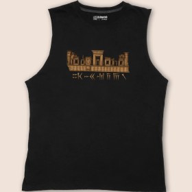 تصویر تاپ مردانه و زنانه اصیل ایرانی طرح تخت جمشید کد 1009 