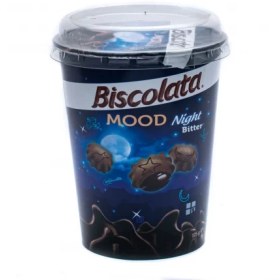 تصویر بیسکویت لیوانی بیسکولاتا شکلات تلخ ۱۲۵ گرم 